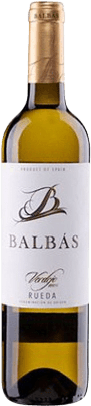 3,95 € Free Shipping | White Wine Balbás D.O. Rueda Castilla y León Spain Verdejo 75 cl