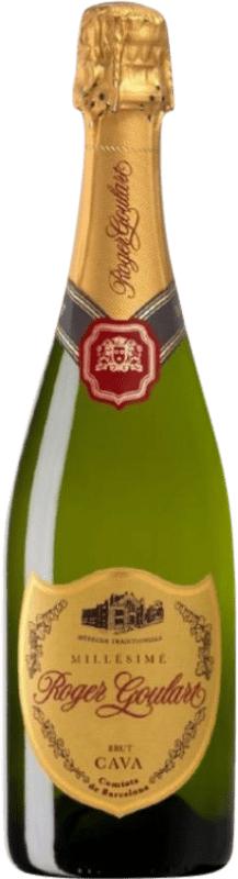 19,95 € Envoi gratuit | Vin Mousseux Blanc Roger Goulart Brut Millésimé D.O. Cava Catalogne Espagne Macabeo — Macabeu, Xarel·lo, Chardonnay, Parellada 75 cl