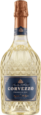 14,95 € Kostenloser Versand | Weißer Sekt Corvezzo Colección Familiar — Familienkollektion D.O.C. Prosecco Italien Glera Bio — Nachhaltig 75 cl