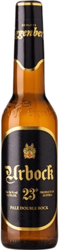 3,95 € Kostenloser Versand | Bier Schloss Eggenberg Urbock Österreich Drittelliterflasche 33 cl