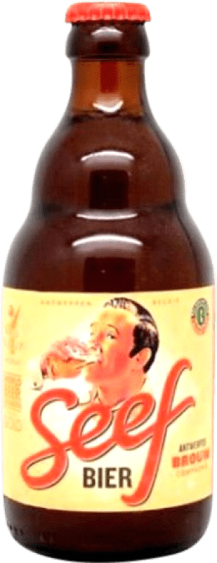 3,95 € Free Shipping | Beer Antwerpse Brouw. Seefbier Amberes Belgium Third-Liter Bottle 33 cl