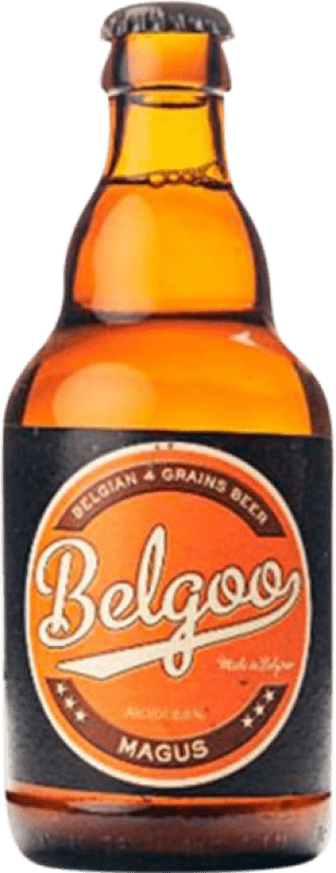 2,95 € Kostenloser Versand | Bier Belgoo Magus Valonia Belgien Drittelliterflasche 33 cl