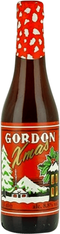 3,95 € 免费送货 | 啤酒 Timmermans Gordon Christmas Brabante 比利时 三分之一升瓶 33 cl