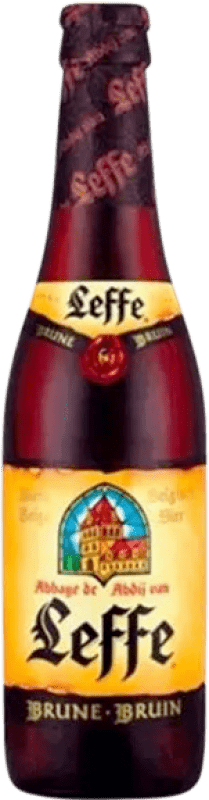 2,95 € 免费送货 | 啤酒 Leffe Negra Dark Ale — 深色 Valonia 比利时 三分之一升瓶 33 cl