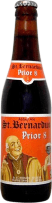4,95 € 免费送货 | 啤酒 Saint Bernardus Prior Sixtus 8º Flandes 比利时 三分之一升瓶 33 cl
