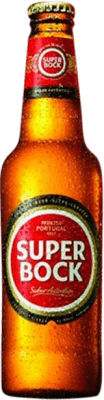 3,95 € 免费送货 | 啤酒 Super Bock 波尔图 葡萄牙 三分之一升瓶 33 cl