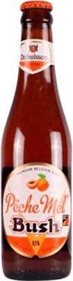 5,95 € 送料無料 | ビール Dubuisson Bush Valonia ベルギー 1/3ボトル 33 cl Pêche — ピーチ, Miel — ハチミツ