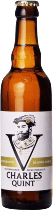 5,95 € 免费送货 | 啤酒 Haacht Charles Quint Rubia — 淡色啤酒 Brabante 比利时 三分之一升瓶 33 cl