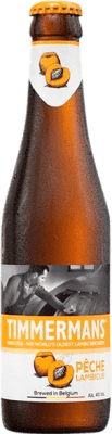 4,95 € 免费送货 | 啤酒 Timmermans Brabante 比利时 小瓶装 25 cl Pêche — 桃子