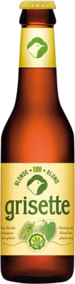 2,95 € 送料無料 | ビール Saint Feuillien Grisette Blonde — ブロンド Valonia ベルギー Bio — Eco エコ ビオ オーガニック 小瓶 25 cl Gluten Free — グルテンフリー