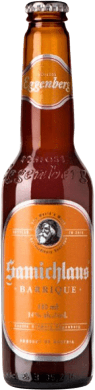 7,95 € Free Shipping | Beer Schloss Eggenberg Samichlaus Limited Edition Barrel Austria Third-Liter Bottle 33 cl
