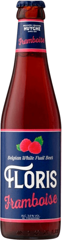 3,95 € Free Shipping | Beer Huyghe Floris Flandes Belgium Third-Liter Bottle 33 cl Frambuesa — Raspberry