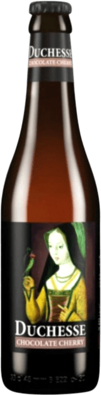 5,95 € Envío gratis | Cerveza Verhaeghe Duchesse Flandes Bélgica Botellín Tercio 33 cl Cherry — Cereza, Chocolate