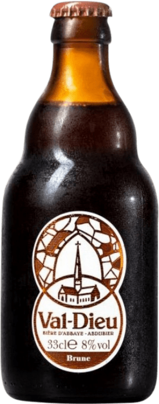 3,95 € 送料無料 | ビール L'Abbaye du Val-Dieu Brown Ale — アンバー Valonia ベルギー 1/3ボトル 33 cl