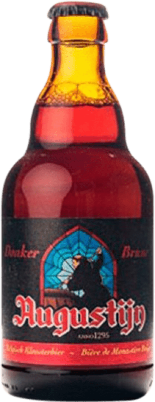 2,95 € Free Shipping | Beer Van Steenberge Augustijn Donker Flandes Belgium Third-Liter Bottle 33 cl