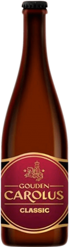 15,95 € Envio grátis | Cerveja Het Anker Carolus Clássico Malinas Bélgica 75 cl
