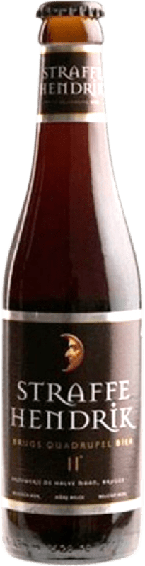 4,95 € 送料無料 | ビール Halve Maan Straffe Hendrik Quadruple Malt — クアドラプルモルト Brujas ベルギー 1/3ボトル 33 cl