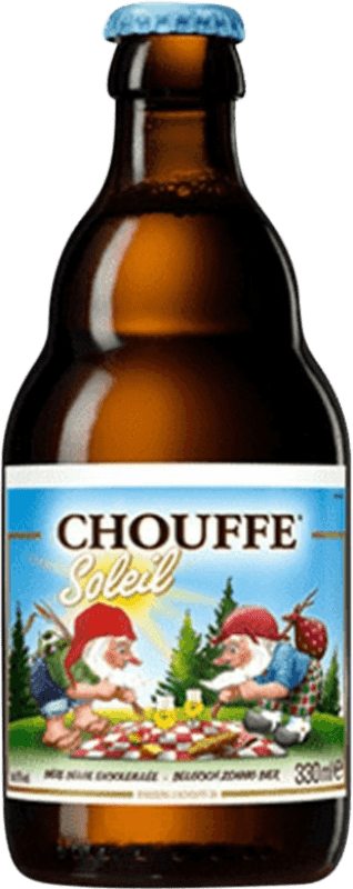 4,95 € 免费送货 | 啤酒 Chouffe Soleil Valonia 比利时 三分之一升瓶 33 cl