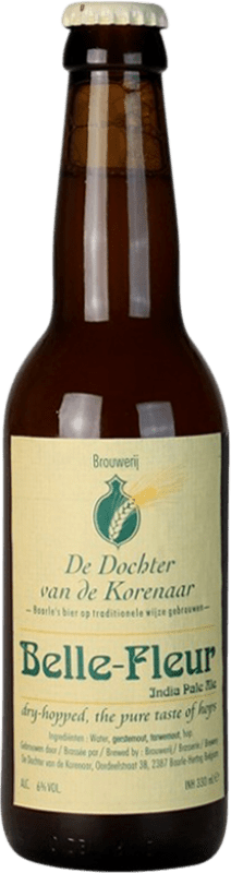 4,95 € Kostenloser Versand | Bier Dochter Van de Korenaar Belle Fleur Brabante Belgien Drittelliterflasche 33 cl