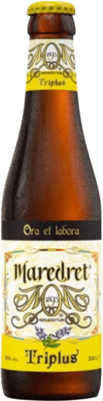 4,95 € Envío gratis | Cerveza Timmermans Maredret Monasterium Triplus Valonia Bélgica Botellín Tercio 33 cl
