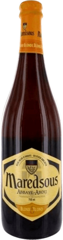 6,95 € Free Shipping | Beer Abbaye de Maredsous Blonde Valonia Belgium 75 cl