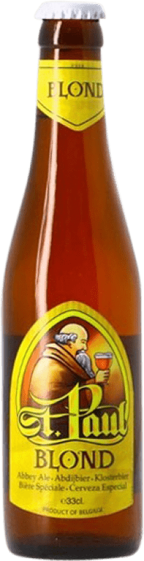 3,95 € 送料無料 | ビール Sterkens Saint Paul Blonde — ブロンド Amberes ベルギー 1/3ボトル 33 cl
