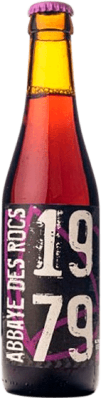 8,95 € Бесплатная доставка | Пиво L'Abbaye des Rocs Brown Ale — Янтарное Бельгия 75 cl