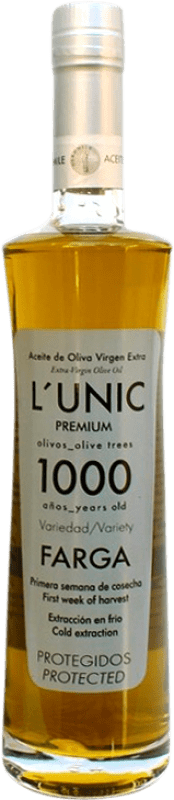 54,95 € Envio grátis | Azeite de Oliva Oleomile L'Unic 1000 AOVE Virgem Extra Espanha Garrafa Medium 50 cl