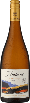 13,95 € Envoi gratuit | Vin Blanc Philippe de Rothschild Anderra I.G. Valle Central Vallée centrale Chili Chardonnay 75 cl