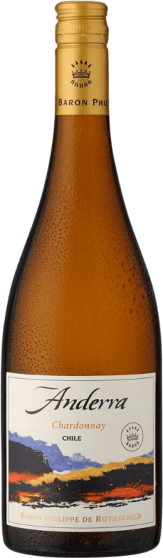 13,95 € Free Shipping | White Wine Philippe de Rothschild Anderra I.G. Valle Central Central Valley Chile Chardonnay 75 cl