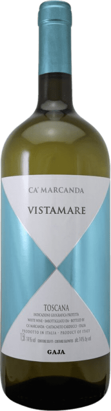 258,95 € 免费送货 | 白葡萄酒 Gaja Ca' Marcanda Vistamare I.G.T. Toscana 托斯卡纳 意大利 大瓶 — Magnum 1,5 L
