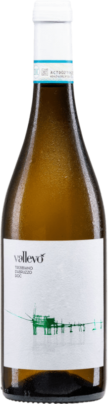 12,95 € Envio grátis | Vinho Branco Frentana Vallevo D.O.C. Trebbiano d'Abruzzo Abruzzo Itália 75 cl