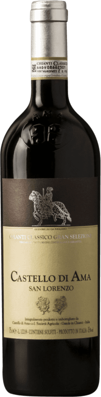 125,95 € 免费送货 | 红葡萄酒 Castello di Ama San Lorenzo 经典, 甄选 D.O.C.G. Chianti 托斯卡纳 意大利 大瓶 — Magnum 1,5 L