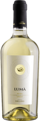 12,95 € Free Shipping | White Wine Cellaro Luma D.O.C. Sicilia Sicily Italy Grillo 75 cl