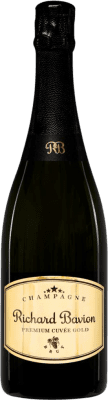 74,95 € Kostenloser Versand | Weißer Sekt Richard Bavion Epernay Gold — Edition Gold, Cuvée, Premium A.O.C. Champagne Champagner Frankreich 75 cl