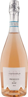 16,95 € 免费送货 | 桃红起泡酒 De Angeli Musti Nobilis Brut — 起泡酒 干型 Rosé — 桃红葡萄酒 D.O.C. Prosecco 意大利 75 cl