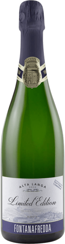 54,95 € 免费送货 | 白起泡酒 Fontanafredda Brut — 起泡酒 干型 D.O.C. Alta Langa 皮埃蒙特 意大利 75 cl