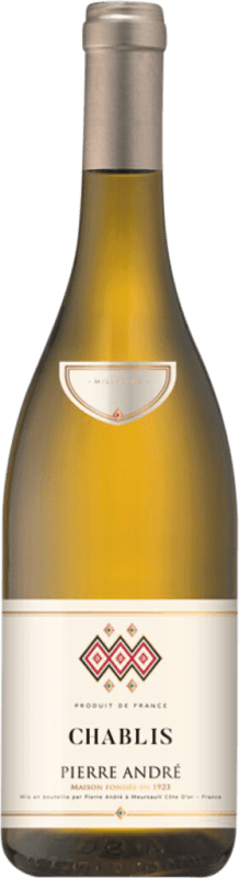 33,95 € Envio grátis | Vinho Branco François Martenot Pierre André A.O.C. Chablis Borgonha França 75 cl