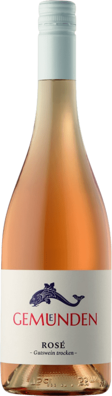 13,95 € Spedizione Gratuita | Vino Rosato Gemünden Trocken — Secco VDP Gutswein — Vino di Tenuta, Rosé — Rosato Germania Pinot Nero 75 cl