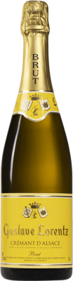 29,95 € 免费送货 | 白葡萄酒 Gustave Lorentz Brut — 起泡酒 干型 A.O.C. Crémant d'Alsace 阿尔萨斯 法国 75 cl