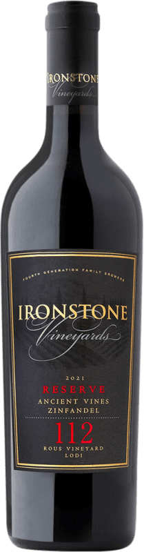 55,95 € 送料無料 | 赤ワイン Ironstone Rous Single Vineyard — 単一畑, Old Vines — 古木 レセルバ アメリカ Zinfandel — ジンファンデル 75 cl
