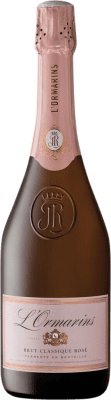 21,95 € 免费送货 | 桃红起泡酒 Anthonij Rupert L'Ormarins Brut — 起泡酒 干型 Rosé — 桃红葡萄酒 南非 75 cl