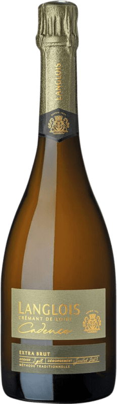 52,95 € 送料無料 | 白のスパークリングワイン Château Langlois Cadence Extra Brut — エクストラ・ブリュット A.O.C. Crémant de Loire ロワール フランス 75 cl