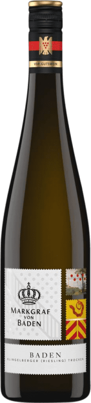21,95 € Envoi gratuit | Vin Blanc Markgraf von Baden Klingelberger Trocken — Sec VDP Gutswein — Vin de Domaine I.G. Baden Baden Allemagne Riesling 75 cl