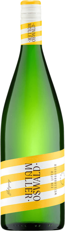 13,95 € 免费送货 | 白葡萄酒 Müller-Oswald Ein Liter Trocken — 干型 德国 Pinot Blanc — 白皮诺 Bio — 生态 有机 天然 1 L