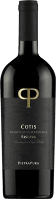 41,95 € 免费送货 | 红葡萄酒 Pietrapura Cotis 珍藏 D.O.C. Primitivo di Manduria 普利亚大区 意大利 75 cl