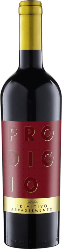 15,95 € 送料無料 | 赤ワイン Prodigio del Sole Premium — プレミアム, Appassimento I.G.T. Puglia プーリア イタリア Primitivo — プリミティーヴォ 75 cl