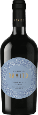 12,95 € Envio grátis | Vinho Tinto Raíces Ibéricas Ramito Tempranillo Syrah Espanha Tempranillo, Syrah 75 cl