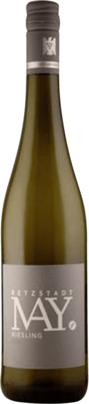 16,95 € Envio grátis | Vinho Branco Rudolf May Retzstadt Q.b.A. Franken Franken Alemanha Riesling 75 cl