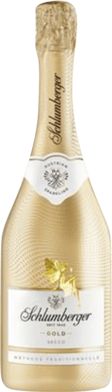 18,95 € Envoi gratuit | Vin Mousseux Blanc Schlumberger Seco — Sec Gold — Édition Or, Traditionnelle Autriche 75 cl